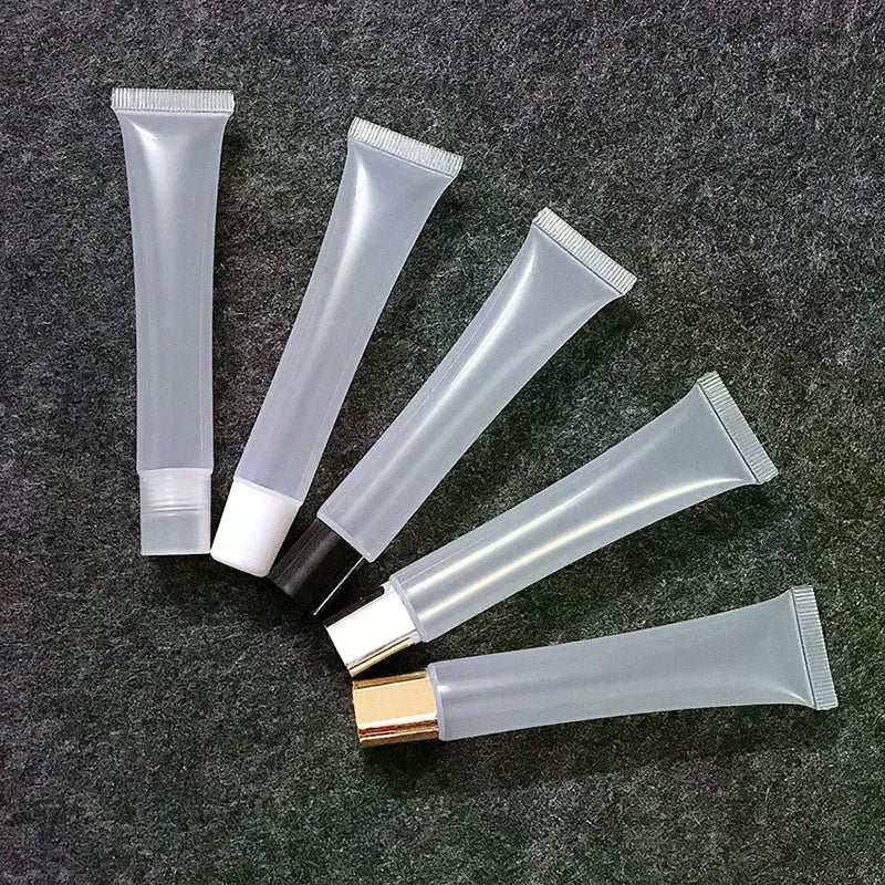 20ml Refillable Lip Gloss Squeeze Tube | Empty PE DIY Container Lip Gloss Container QXL