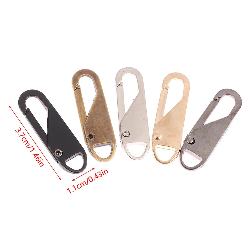 10-Pack Plastic Zipper Slider Puller Repair Kit – DIY Replacement Zipper Repair Kit QXL