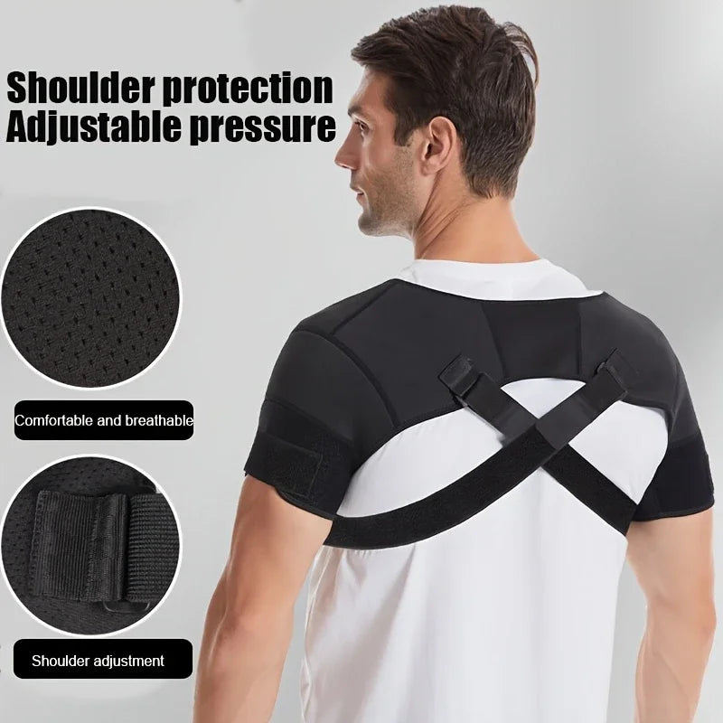 YUKUI Adjustable Cross Shoulder Back Support Posture Brace Back Support Brace QXL