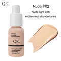 QIC Soft Matte Liquid Foundation BB Cream | Oil-Control 30ml Liquid Foundation QXL Nude 02