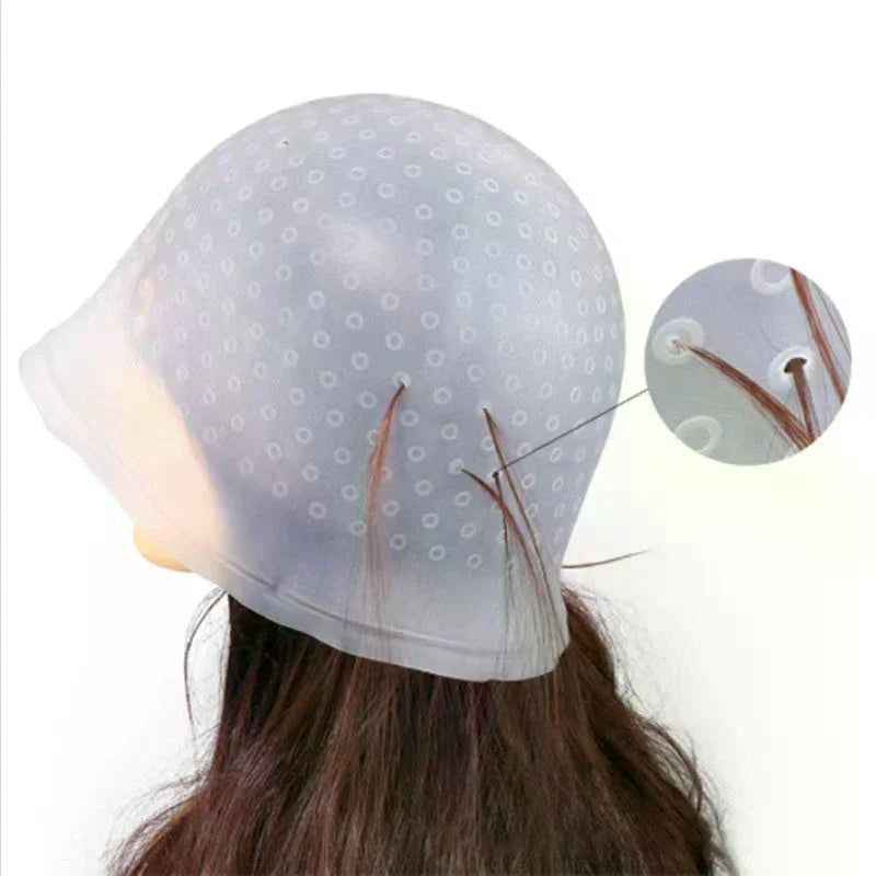 Reusable Silicone Hair Highlighting Cap – Frosting & Tipping Hair Highlighting Cap QXL