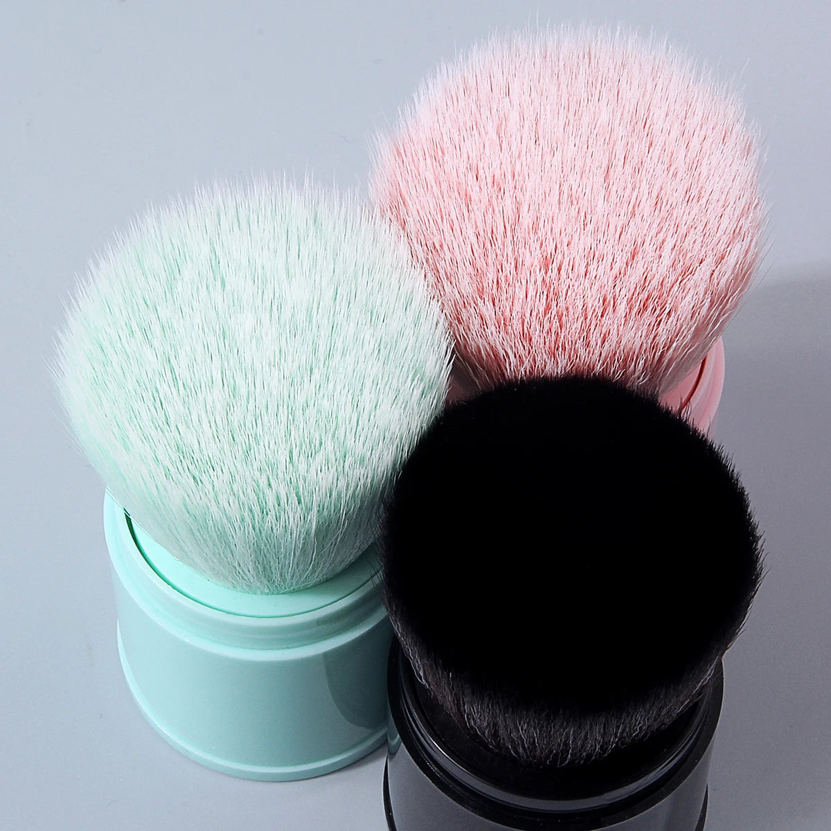 Portable Nail Dust Brush with Cover | Soft Fluffy Bristles Nail Dust Brush QXL