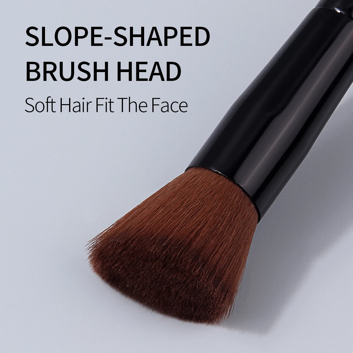 KOSSHOW Foundation Brush & Powder Puff 2-Pc Set | Streak-Free Makeup Brush Set QXL