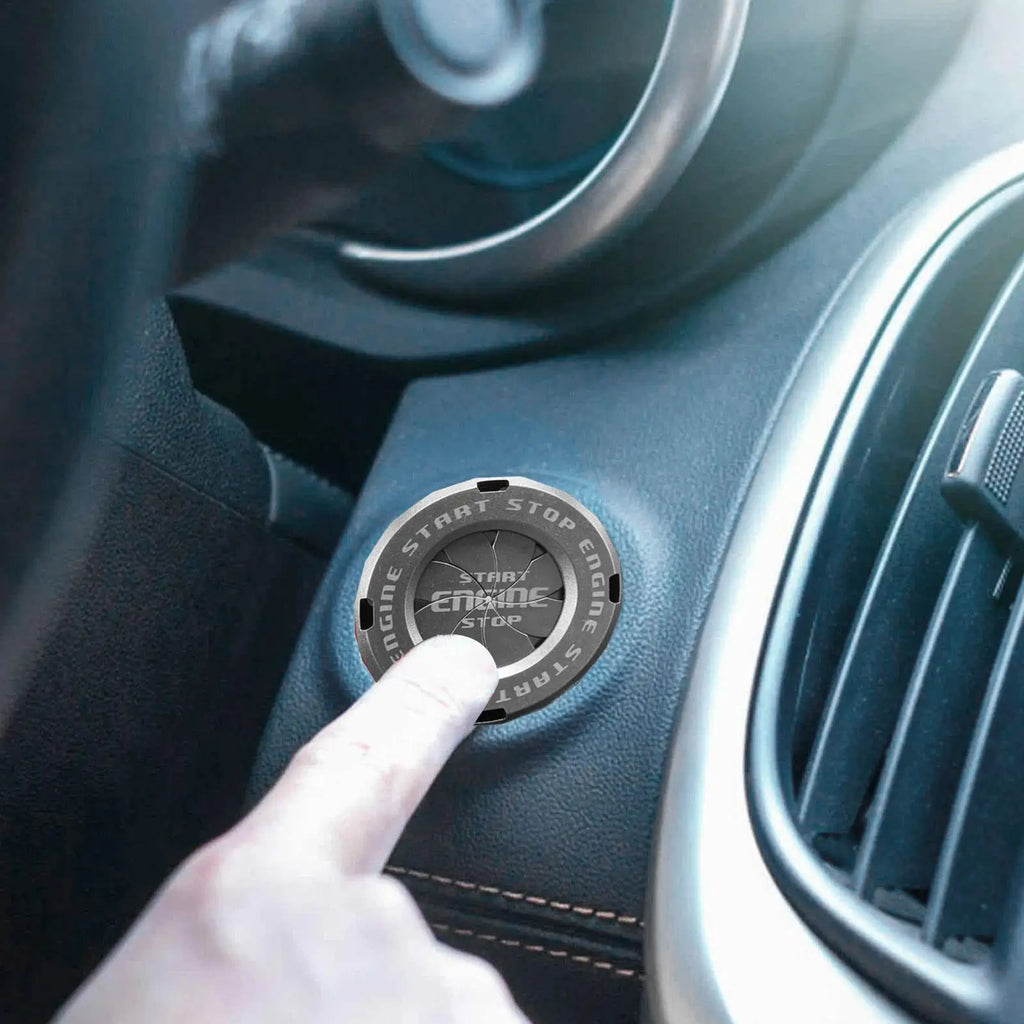 Car Ignition Start Button Cover Ring | ABS Plastic Protector Ignition Button Cover QXL