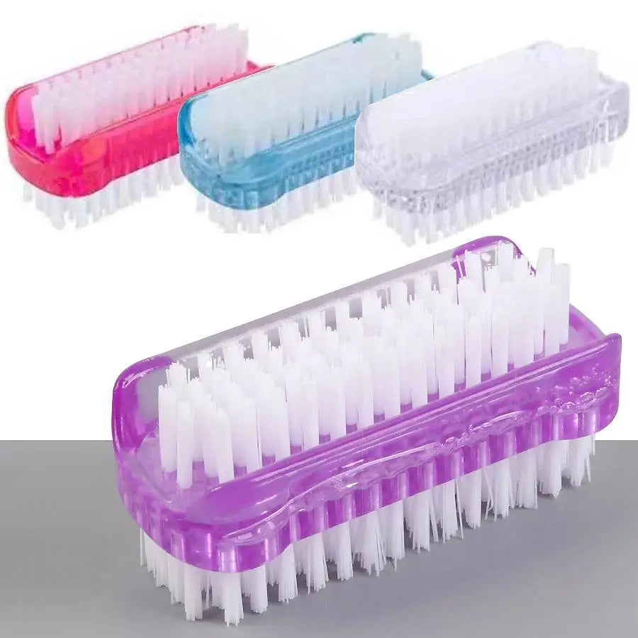 Double-Sided Nail Cleaning Brush | Manicure & Pedicure Tool Nail Cleaning Brush QXL