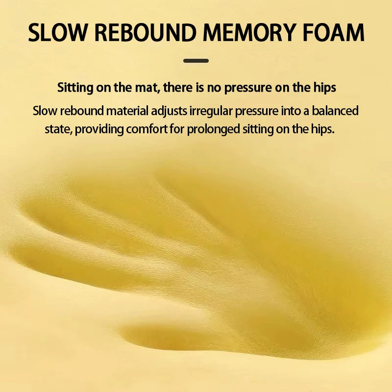 Memory Foam Seat Cushion | Soft Office Chair Pad M & L Memory Foam Cushion QXL