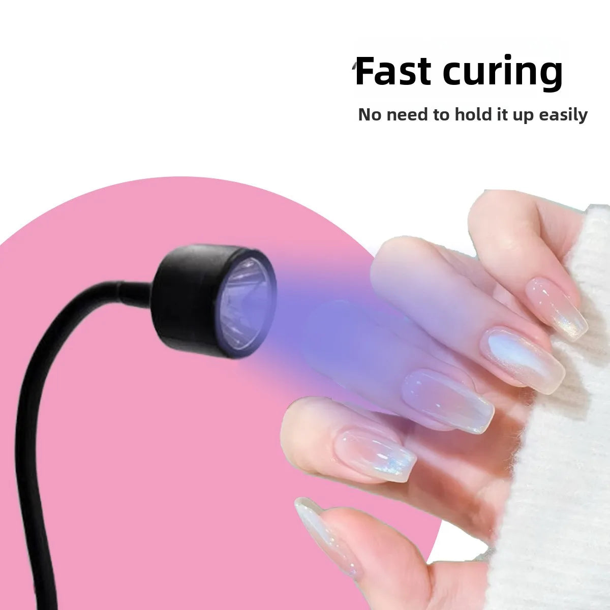 Mini Foldable UV LED Nail Lamp | USB Gel Polish Curing Light UV LED Nail Lamp QXL