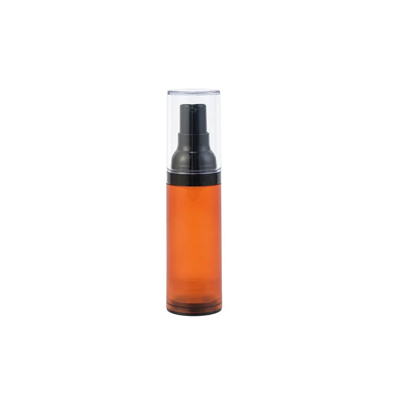 Airless Vacuum Pump Bottles 15ml 30ml 50ml – Brown Lightproof Airless Pump Bottle QXL