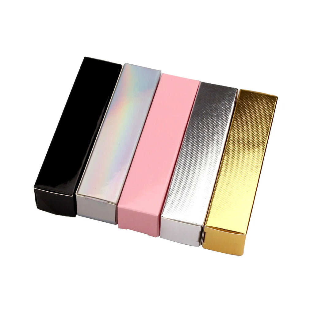 10-Pack Lip Gloss Tube Paper Packaging Boxes | DIY Cartons Cosmetic Packaging Box QXL