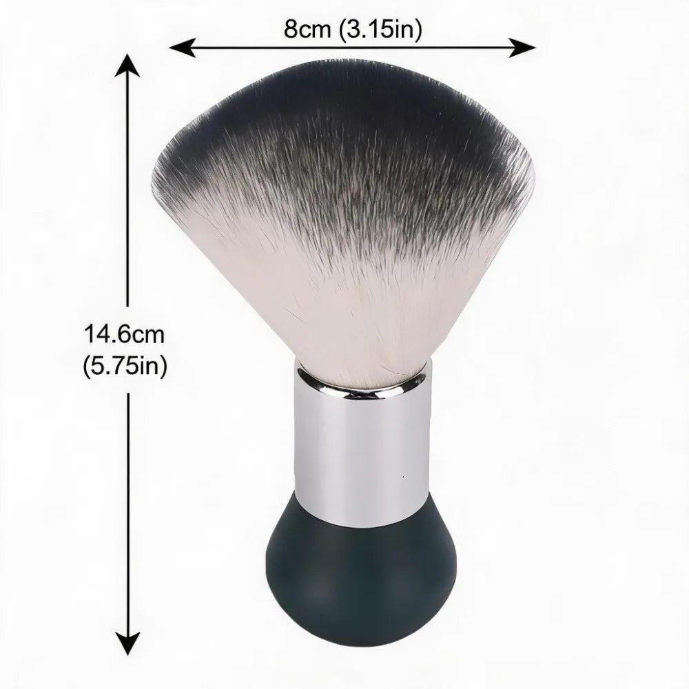 Professional Neck Duster Hair Sweep Brush | Soft Nylon Stand-Up Salon Neck Duster Brush QXL