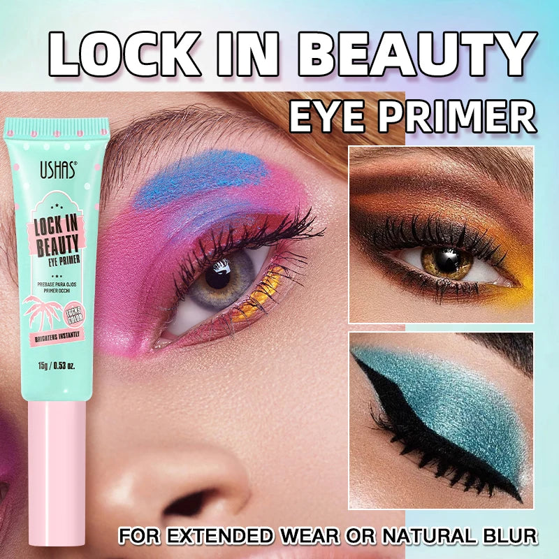 USHAS Eyeshadow Primer – Long-Lasting Smudge-Proof Eye Base Eyeshadow Primer QXL