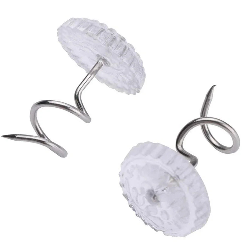 Stainless Steel Twist Pins for Bed Skirts & Slipcovers | 50–100pk Upholstery Twist Pins QXL