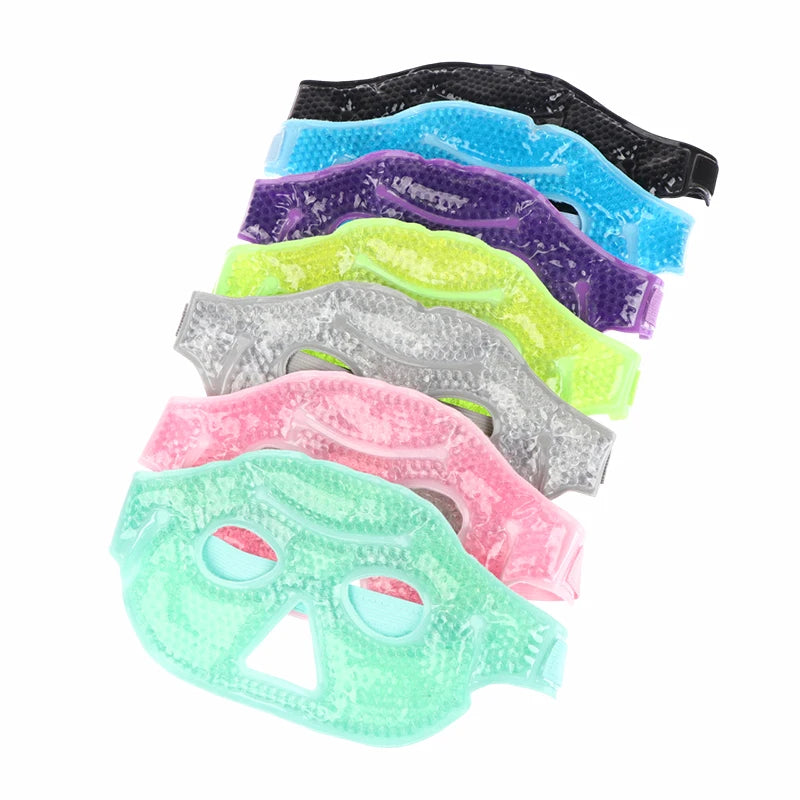 Reusable Gel Bead Eye Mask | Hot & Cold Face Compress Gel Eye Mask QXL