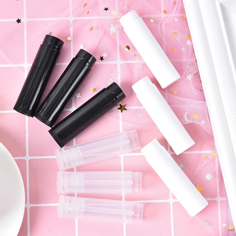 100-Pack 5ml Empty Lip Gloss & Lip Balm Tubes with Cap Lip Gloss Containers QXL