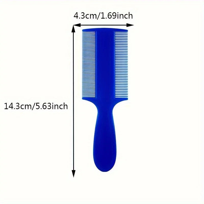 Double-Sided Scalp Massager Comb | Fine Teeth ABS Plastic Scalp Massager Comb QXL