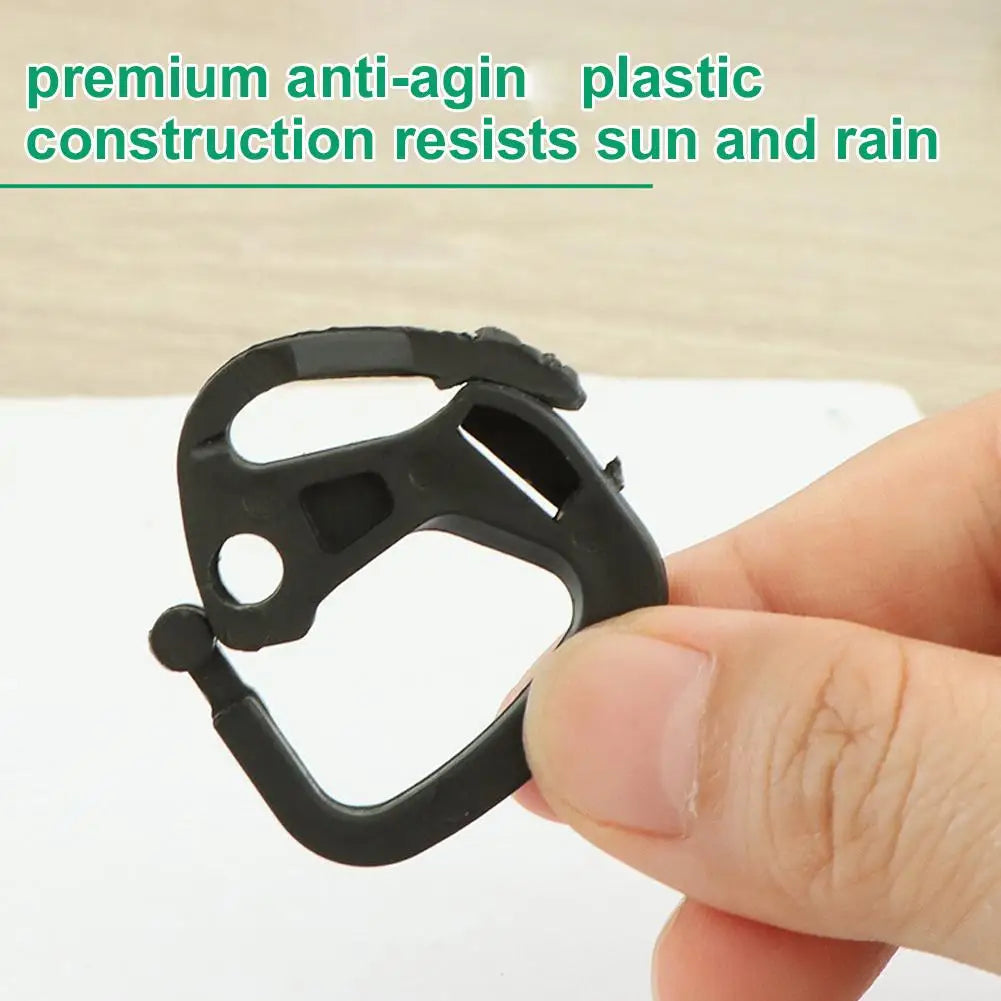 35-Pack Reusable Plastic Tarp Clips & Shade Net Grommets Garden Netting Clips QXL