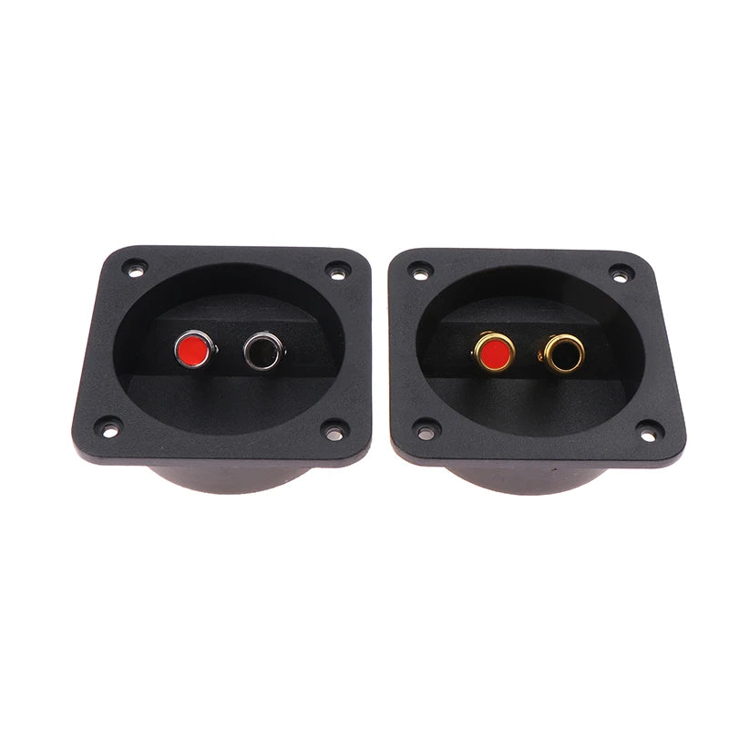 Round Speaker Terminal Cup | Gold-Plated Banana Jack Panel Plug Speaker Terminal Cup QXL