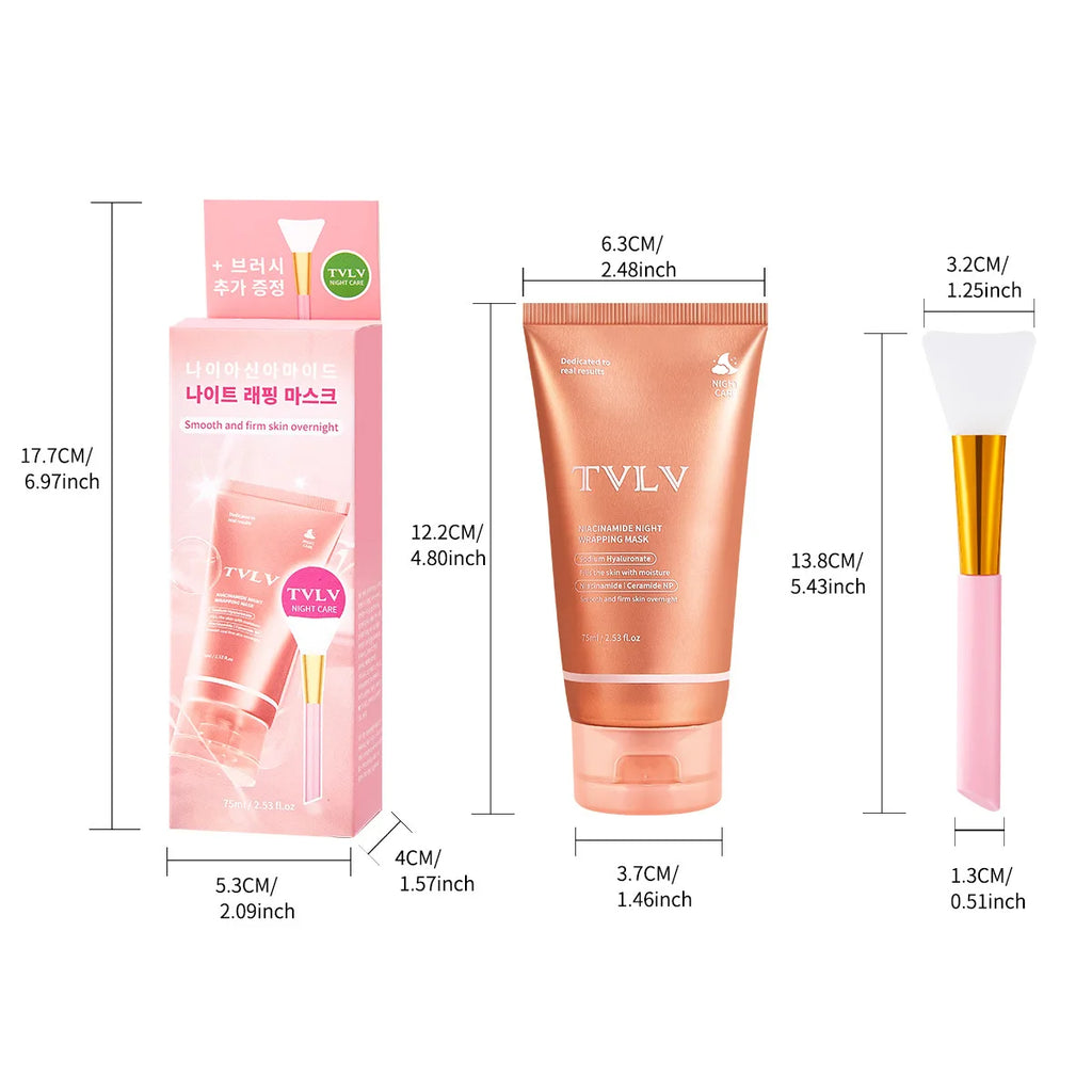 Nicotinamide Peel-Off Night Mask | Deep Moisturizing 75ml Peel-Off Night Mask QXL