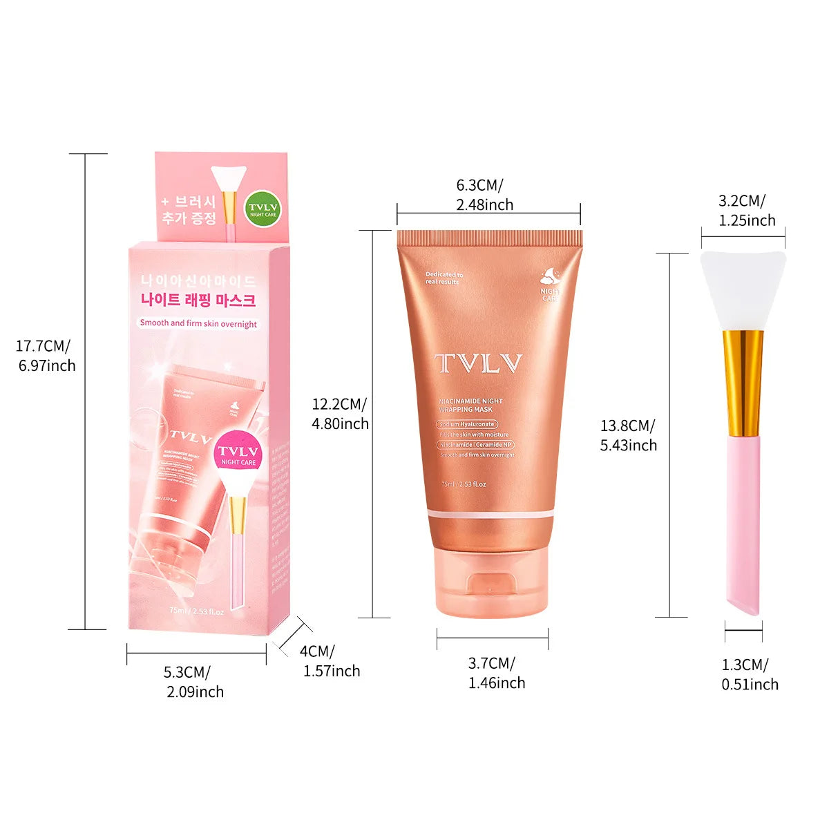 Nicotinamide Peel-Off Night Mask | Deep Moisturizing 75ml Peel-Off Night Mask QXL