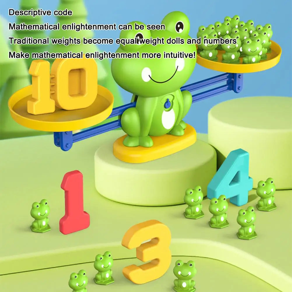 Digital Frog Balance Scale Math Toy for Kids | Early Learning Educational Math Toy QXL