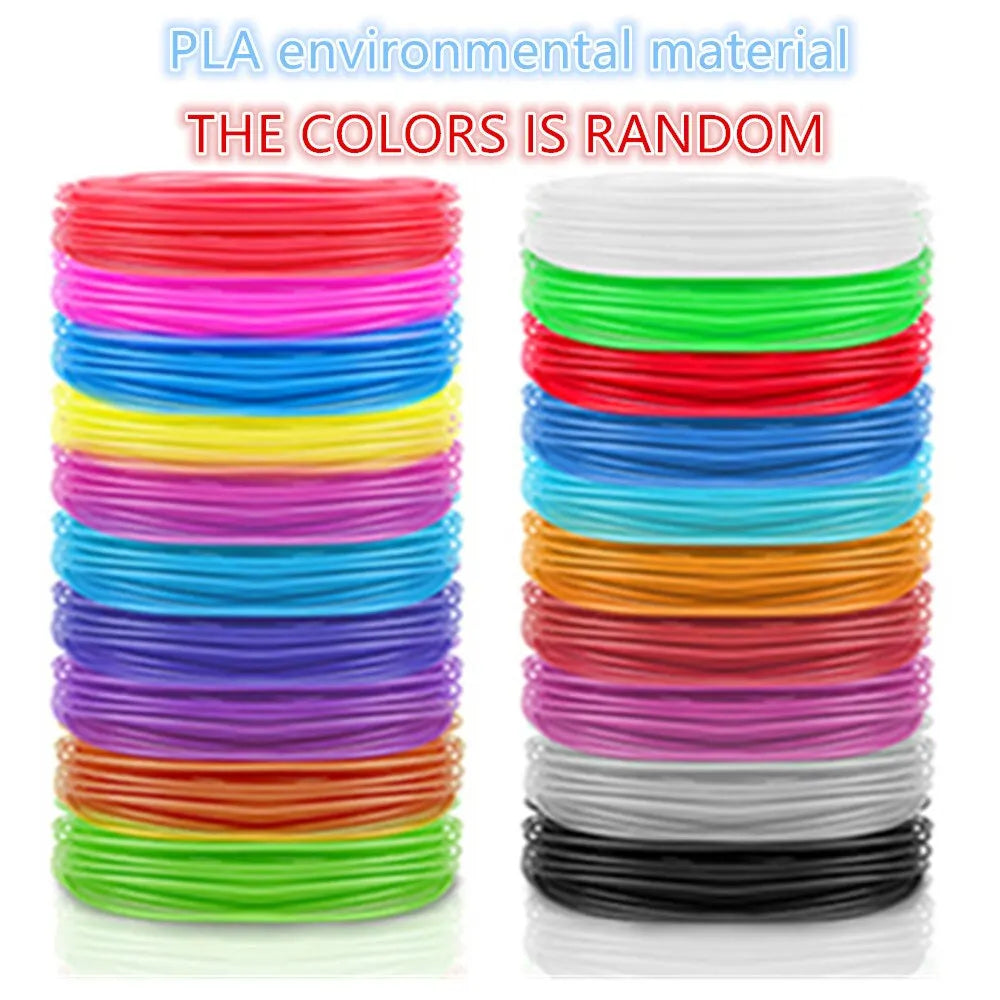 PLA PCL 3D Pen Filament 1.75mm | 9M to 100M Colored Refills 3D Pen Filament QXL