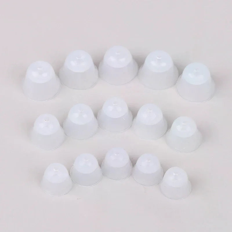 5-Pack Silicone Hearing Aid Closed Dome Ear Tips Replacement Hearing Aid Accessories QXL