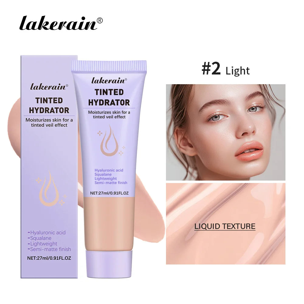 Lakerain Tinted Moisturizing Cream | Full Coverage Hydrator Tinted Moisturizing Cream QXL 02