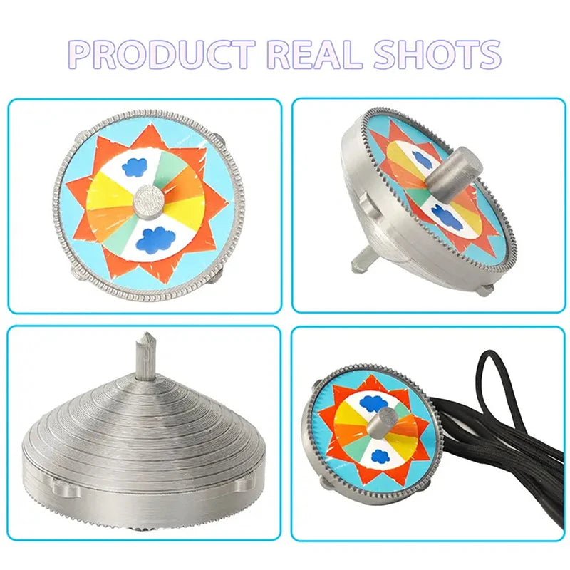 3D Printed Paeng-i Spinning Top | Korean Folk Game Gyroscope Set Spinning Top Toy QXL