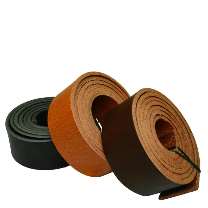 Vegetable Tanned Cowhide Leather Strip 4mm x 140cm Flat Cord Leather Craft Cord QXL Black 35mm wide 140cm long China Mainland