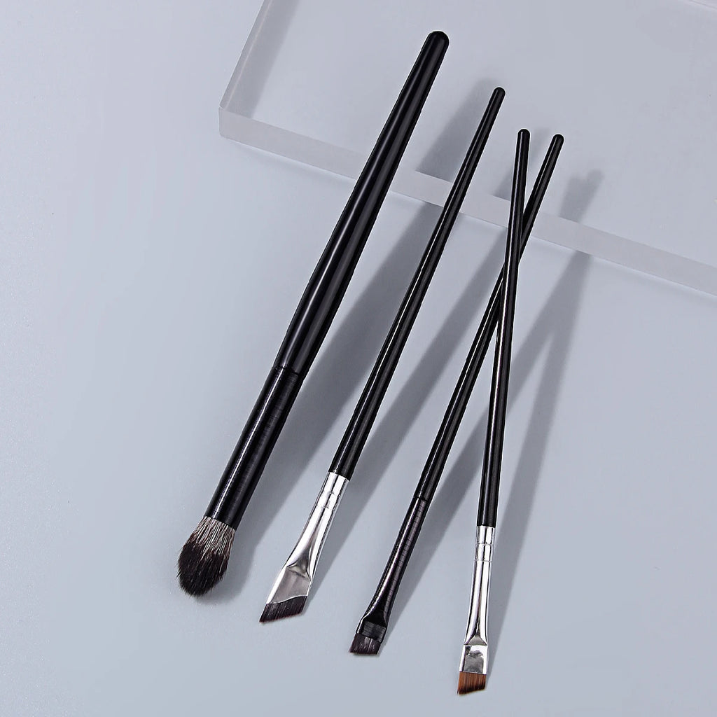 KOSSHOW 4-Pc Eye Makeup Brush Set – Eyeshadow & Eyeliner Eye Makeup Brush Set QXL