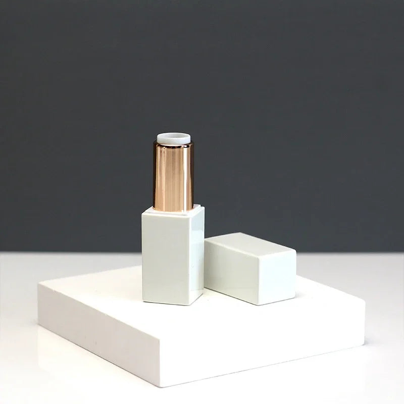 10-Pack Square Magnetic DIY Empty Lipstick Tubes 12.1mm 3.5G Lipstick Packaging Tube QXL