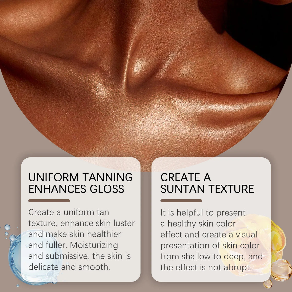 Hoygi Self Tanning Serum | Buildable Bronze Glow 50ml Self Tanning Serum QXL