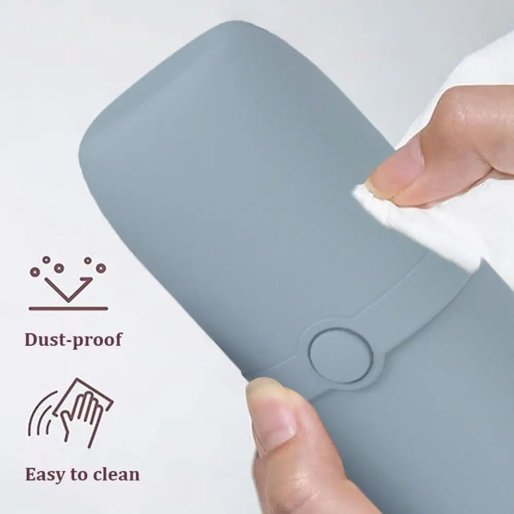 Silicone Makeup Brush Holder & Travel Case | Dustproof Makeup Brush Holder QXL