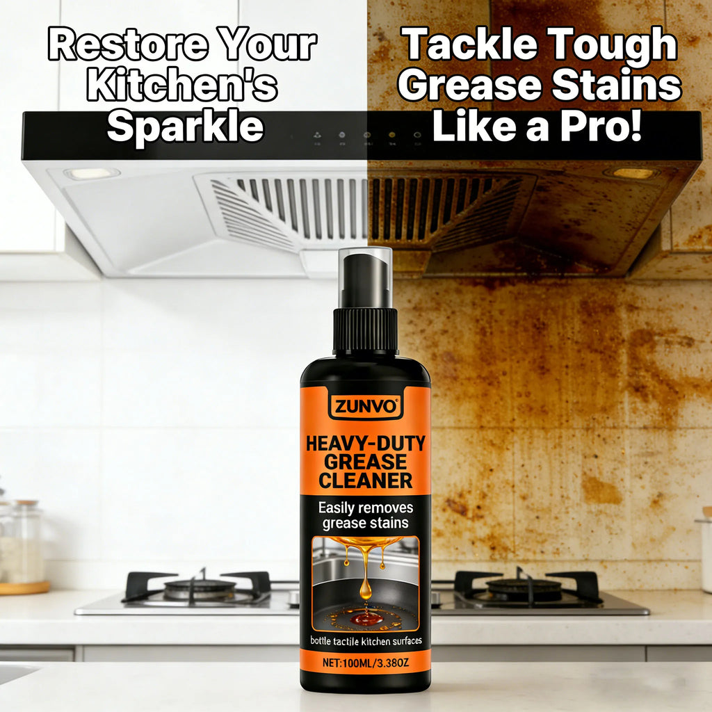Heavy-Duty Kitchen Grease Cleaner Spray | Multi-Surface Kitchen Degreaser Spray QXL