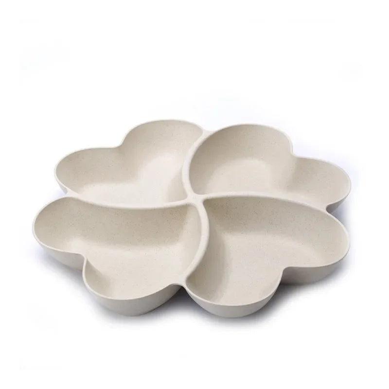 Wheat Straw Fruit Plate & Candy Box | Table Decoration Decorative Serving Plate QXL