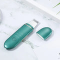 Ultrasonic Facial Cleanser | Ionic Pore Cleaner & Skin Scrubber Facial Cleansing Device QXL green