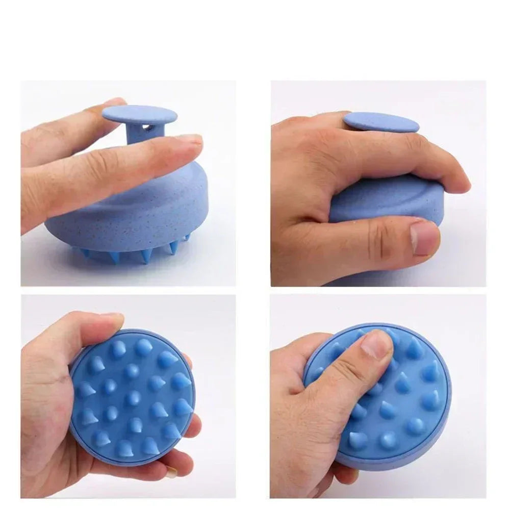 Silicone Scalp Massager Shampoo Brush | Hair Washing Comb Scalp Massage Brush QXL