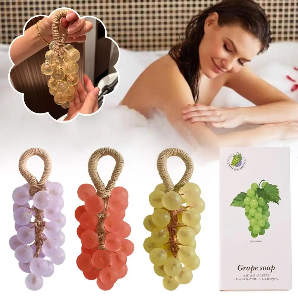 Handmade Crystal Grape Soap Bar | Scented Decorative Gift Set Decorative Soap Bar QXL