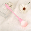 Rose Gold Blush Brush | Large Professional Powder Contour Makeup Blush Brush QXL pink-18cm