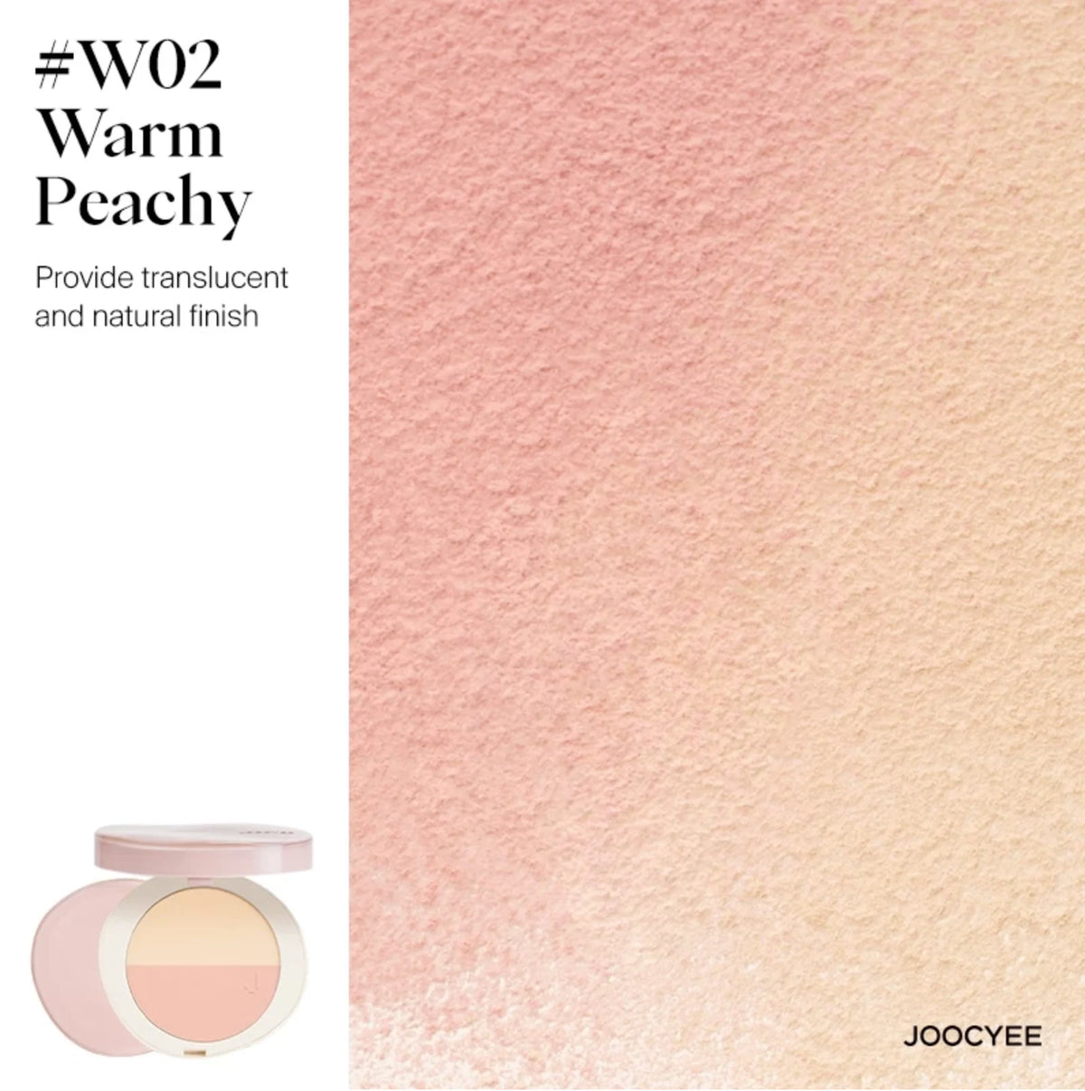 JOOCYEE x Chupa Chups Compact Duo Pressed Powder | Oil Control Pressed Powder Compact QXL W02