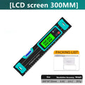Digital Magnetic Level Ruler 200–500mm | LCD ±0.05° Precision Digital Level Ruler QXL 300MM