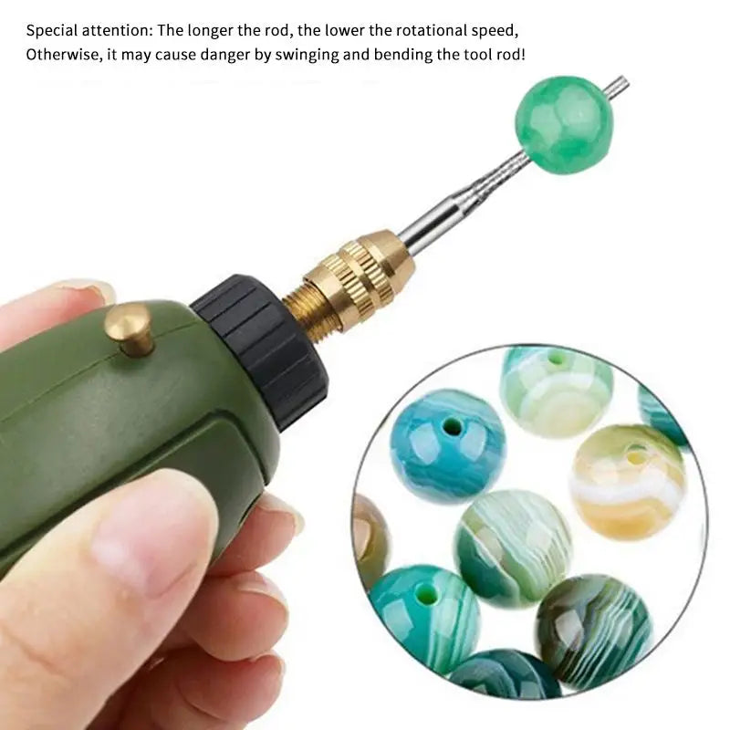 10-Pack Glass & Jade Drill Bits 0.8–2.5mm | 2.35mm Shank Glass Drill Bits QXL