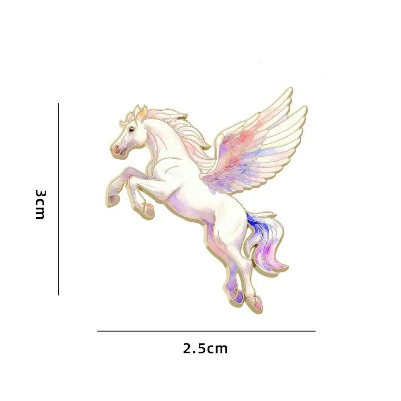 Enamel Horse Brooch Pin | Women's Animal Fashion Accessory Enamel Brooch Pin QXL A9