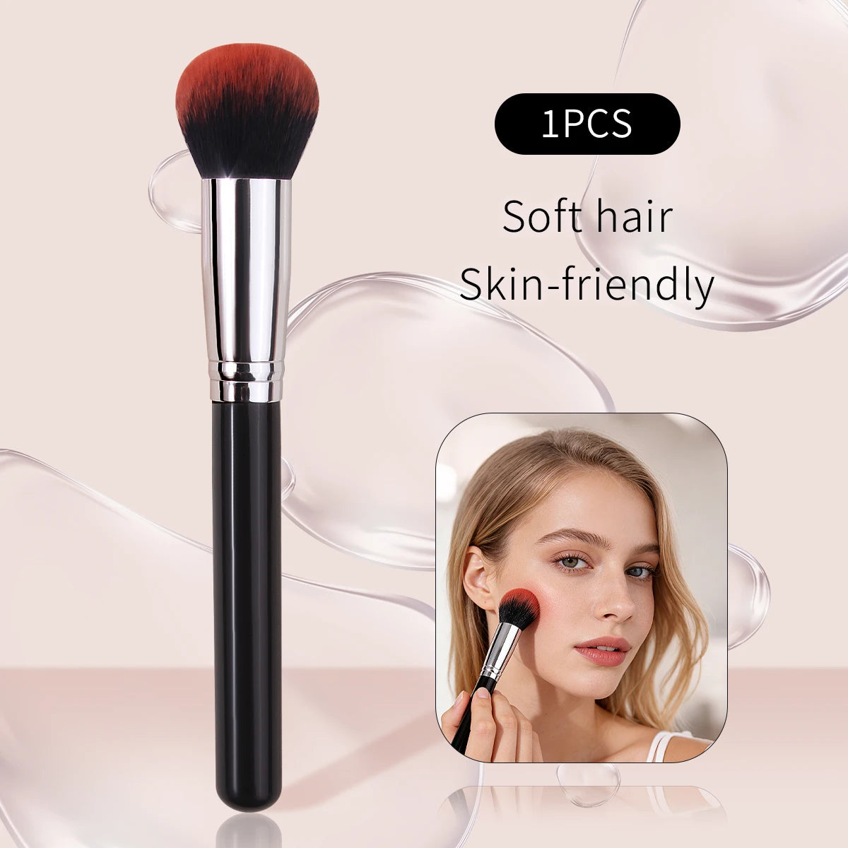 KOSSHOW Multi-Purpose Powder Blush & Contour Makeup Brush Makeup Brush QXL