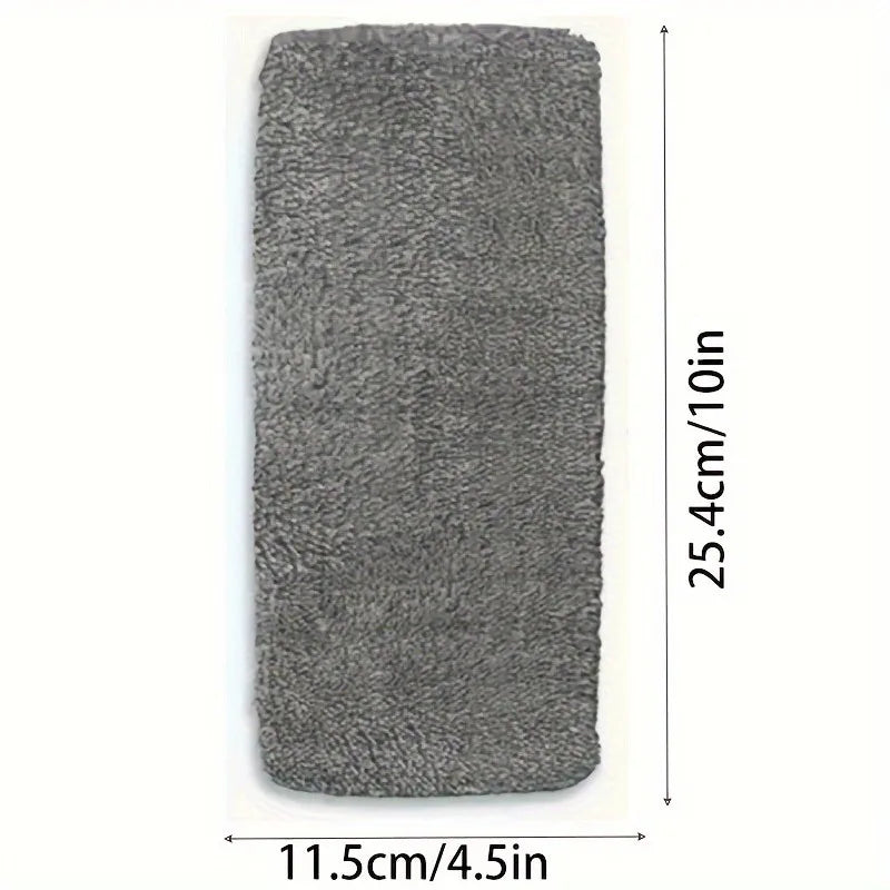 2-Pack Reusable Flat Mop Replacement Pads | Washable Polyester Mop Replacement Pads QXL