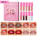 QIBEST 10-Pc Lip Set | Matte Gloss, Tint, Lip Oil Combo Lip Makeup Set QXL Set A