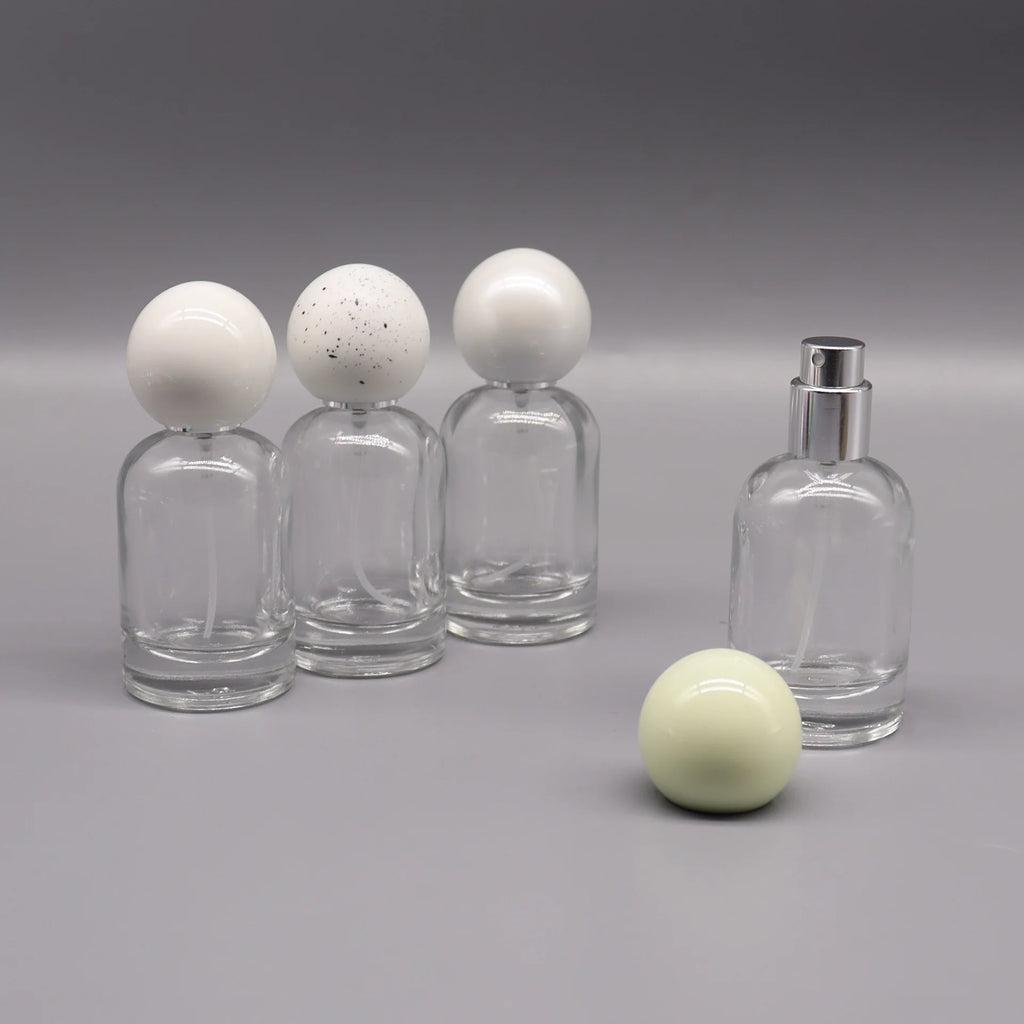30ml Glass Perfume Spray Bottle | Refillable Atomizer Ball Lid Perfume Atomizer Bottle QXL