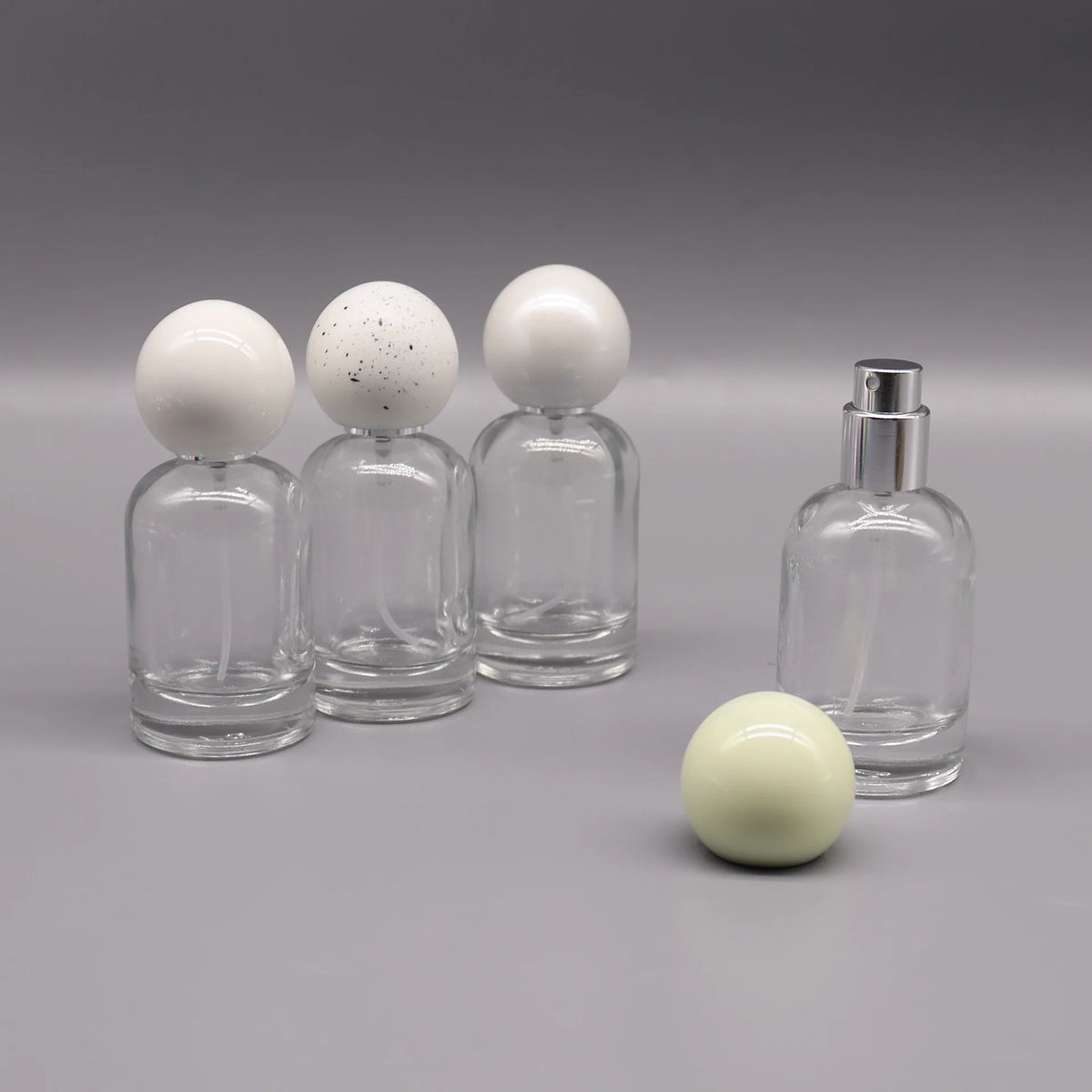 30ml Glass Perfume Spray Bottle | Refillable Atomizer Ball Lid Perfume Atomizer Bottle QXL