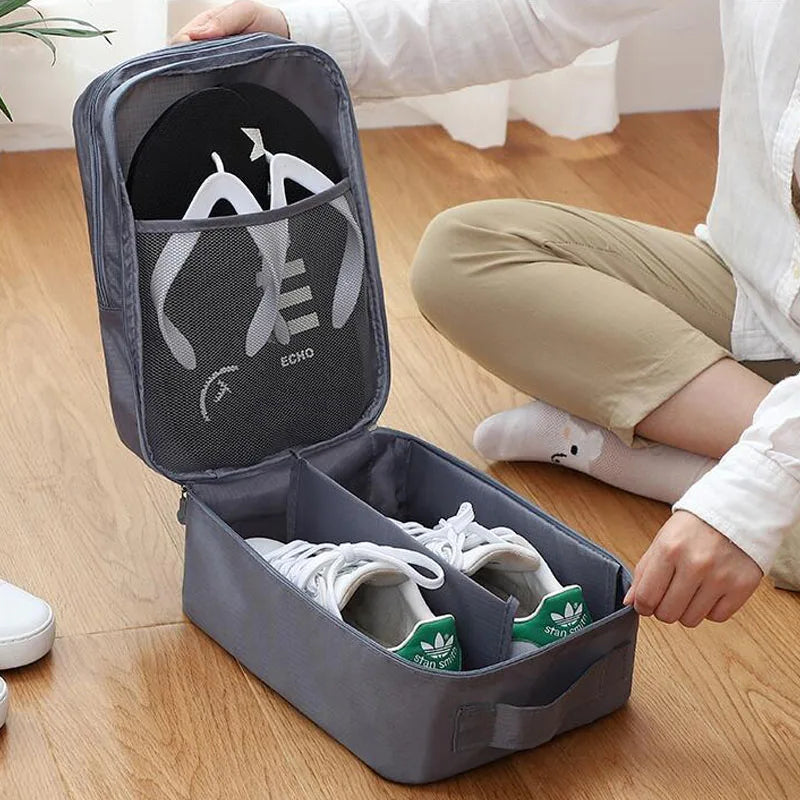 High Quality Portable Travel Shoe Bag Underwear Clothes Bags Shoe Organizer Storage Bag Multifunction Travel Accessories QXL