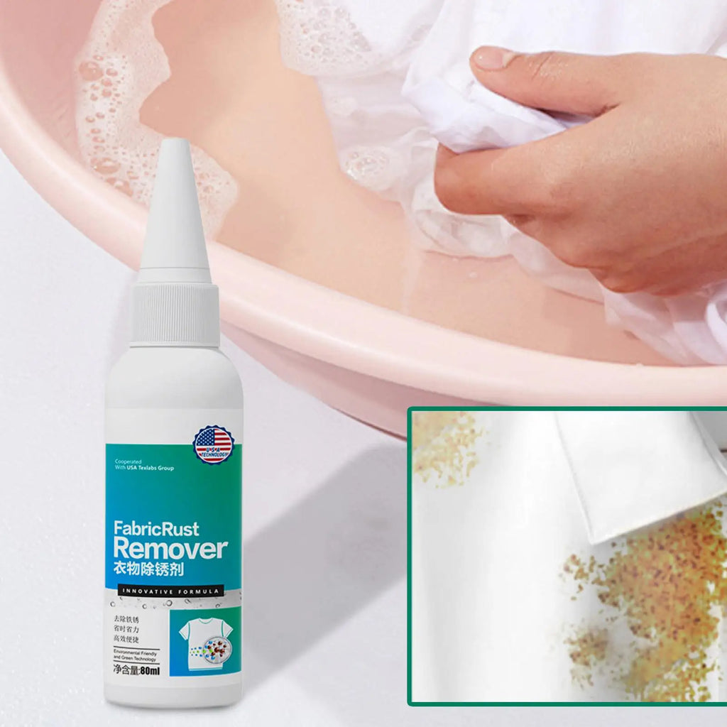 Fabric Rust Stain Remover for Clothes, Carpet & Upholstery Fabric Stain Remover QXL